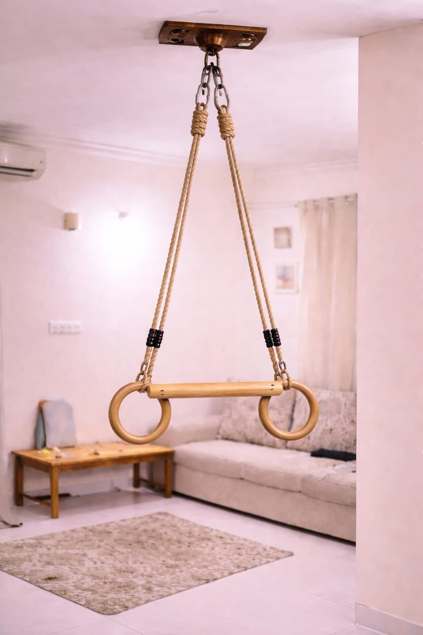 Macrame Gymnastic Hanging Sling (Kids Pull-Up & Grip Trainer)